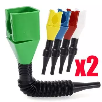 Telescopic Oil Funnel Car Refueling Funnel Universal Engine Oil Gasoline Filter Transfer Funnels Tool Foldable Portable Funnels 1pcs жёлтый
