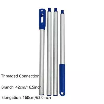 Telescopic Pool Cleaner Handle Rod Swimming Pool Cleaning Fishing Net Supplies Handheld Clean Telescoping Pole Cleaning Tool Ad