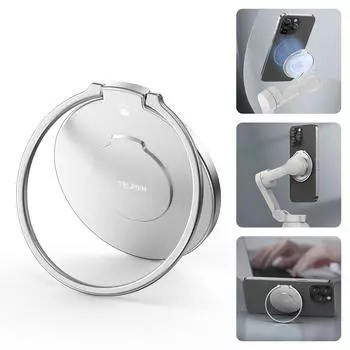 TELESIN портативный магнитный держатель для телефона из алюминиевого сплава замена для DJI OSMO Mobile серебряный