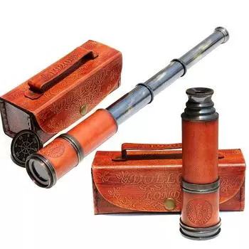 Телескоп 1920 London Brass Maritime 15x Pirate Spyglass Telescope - функциональный, латунный и прозрачный