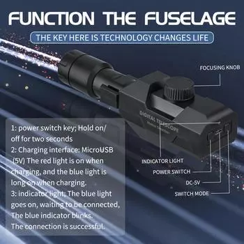 Телескоп 2 миллиона пикселей 70-кратный электронный телескоп Объектив с большой апертурой Фотографии телескопа разноцветный