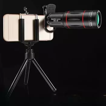 Телескоп для камеры мобильного телефона с высоким увеличением, концертный дальний выстрел, внешний телеобъектив для мобильного телефона