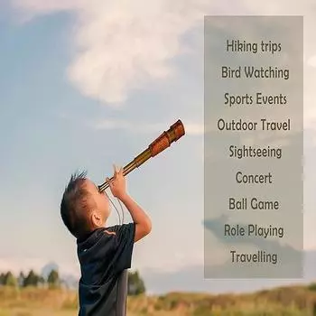 Телескоп, функциональная винтажная копия Кельвина и Хьюза, с красивым кожаным футляром с принтом, подарок