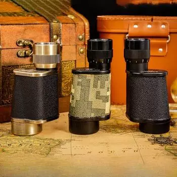 Телескоп одноствольный 8*30, русский цельнометаллический телескоп высокой четкости с большим увеличением, открытый портативный бронзовый телескоп