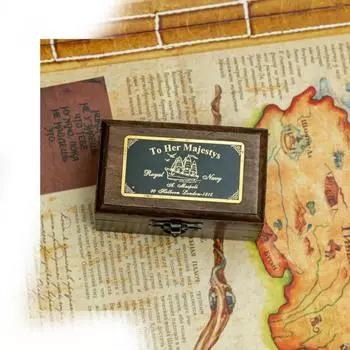 Телескоп Ottway Ealing 1915 Brass с гравированным корпусом из твердой древесины 6 дюймов