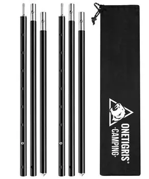 Телескопическая алюминиевая палатка OneTigris для установки, удобного хранения, сумка 4, 2-160 см, стойка, регулируемая, палатка/брезент/кампания, легкая,