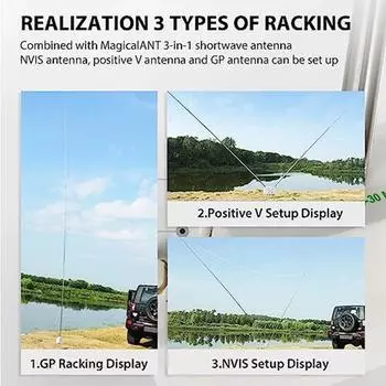 Телескопическая антенна для любительского радио 5 6M/18 4FT DIY Короткие волны и