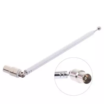 Телескопическая антенна Dvb-T 7 секций 15Dbi Dvb-T Tv Hdtv Radio Dvd антенна