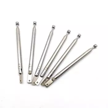 Телескопическая антенна FM-радио с коленом, 52-64 см, улучшение звука 5264