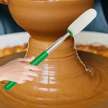 Телескопическая керамическая впитывающая губка палка регулируемый стержень легко моется удобная ручка S