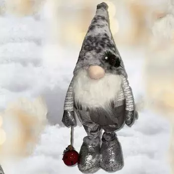 Телескопическая кукла Рождественская кукла Украшения Мультяшный Вязаный Старик Снеговик Лось Декоративные Украшения One Size