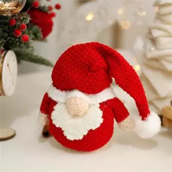 Телескопическая кукла Рождественская кукла Украшения Мультяшный Вязаный Старик Снеговик Лось Декоративные Украшения One Size