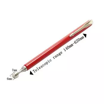 Телескопическая магнитная ручка с подсветкой Мини-портативный магнитный инструмент для захвата Выдвижной стержень для захвата винтов Гайка Болт