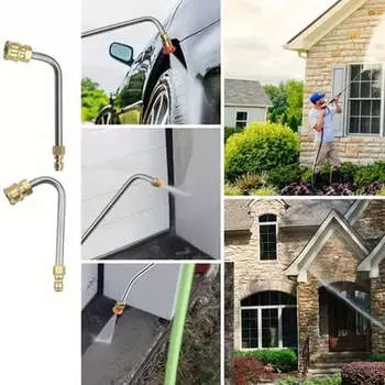 Телескопическая мойка высокого давления 4000 Psi, набор для мойки под давлением коммерческого класса для очистки желобов, крыш и стен