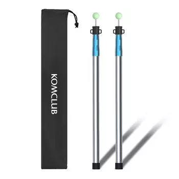 Телескопическая направляющая для палатки KOMCLUB, плавно регулируемая, диаметр 28 мм, 3 шт., плавно регулируемая, в комплекте 2 сумки для хранения