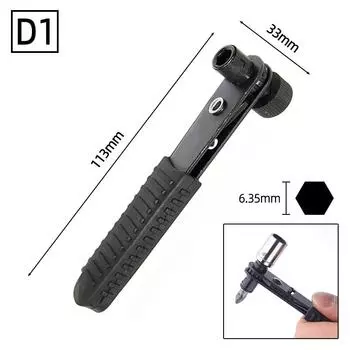 Телескопическая отвертка Магнитные биты Набор отверток Регулируемый гаечный ключ с храповым механизмом Ручной гаечный ключ с ручкой для ремонта торцевых головок Инструменты