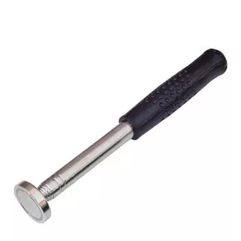 Телескопическая ручка Магнитный инструмент Сборщик гвоздей и шурупов Магнитный инструмент для захвата с выдвижной ручкой для домашней мастерской по гвоздям серебряный