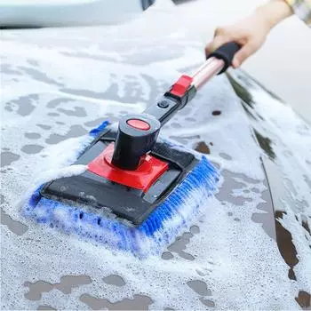 Телескопическая щетка для мытья автомобиля, швабра, комплект полотенец, длинная ручка, швабра из синели, щетка для мытья автомобиля, средства для удаления пыли, чистящие средства