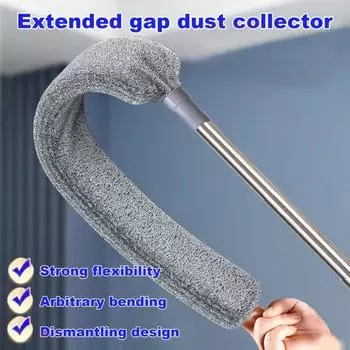 Телескопическая штанга для пыли, легкая конструкция, простота хранения, пылевая палочка, щетка для пыли, многоцелевая уборка