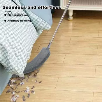 Телескопическая штанга для пыли, легкая конструкция, простота хранения, пылевая палочка, щетка для пыли, многофункциональный инструмент для уборки 1 Set