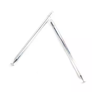 Телескопическая стержневая антенна из нержавеющей стали 120 см, 10 секций, FM-AM-радио, супер-сигнал