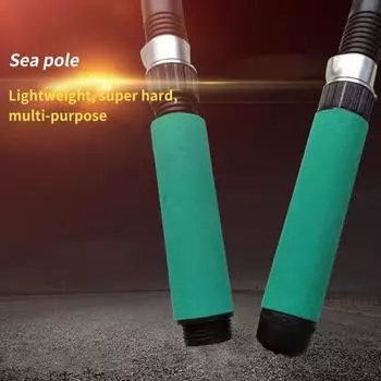 Телескопическая удочка с покрытием, регулируемая, устойчивая к коррозии, высококачественная портативная растягивающаяся удочка для улицы A