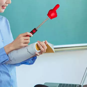 Телескопическая указательная указка для учителей, выдвижная, прочная, многофункциональная указка для рук красный