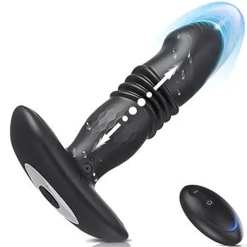 Телескопическая вибрирующая Анальная пробка, анальные секс-игрушки для женщин, вибратор, беспроводной пульт дистанционного управления, анальный фаллоимитатор, массажер простаты, мужская Анальная пробка