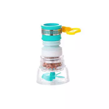 Телескопическая водосберегающая насадка-фильтр, кран, разбрызгиватель, кухонный фильтр для воды, очиститель воды с пряжкой синий