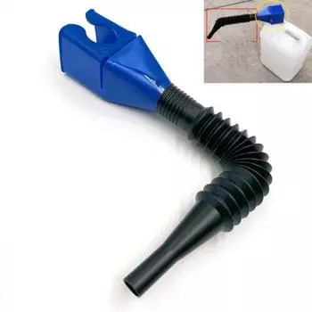 Телескопическая воронка для заправки автомобиля, универсальный фильтр для моторного масла, бензина, перекачивающие воронки, инструмент, складные портативные воронки белый