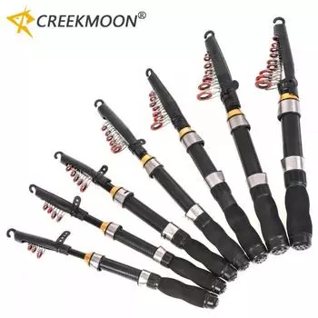 Телескопические мини-удочки 1/1,2/1,5/1,7/1,9/2,1/2,3 м, супертвердая углеродистая сталь, удочка для рек и озер, портативное оборудование для морской удочки 1m