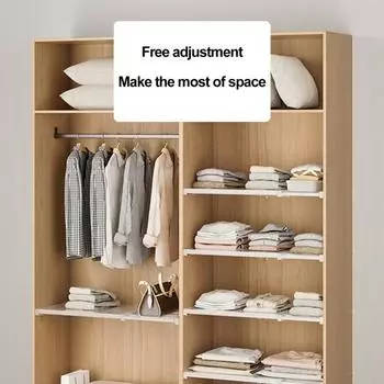 Телескопические полки для гардероба, стеллажи для хранения, кухня, ванная комната, обувь, шкаф, разделительные пластины, разделители для гардероба 30cm