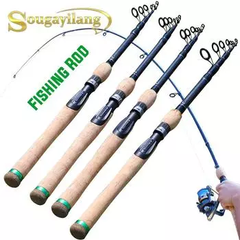 Складная удочка из углеволокна Sougayilang Spinnning 1.8M