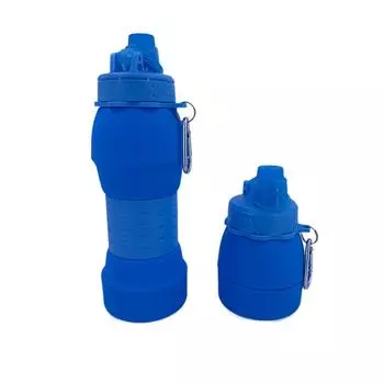 Телескопический чайник из платинового силикона от производителя, 600 мл, спортивная кружка для воды на открытом воздухе, переносная складная подарочная кружка