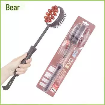 Телескопический деревянный массажный молоток и щекотун из красного дерева для акупунктурной терапии - идеальный подарок для пожилых людей 108