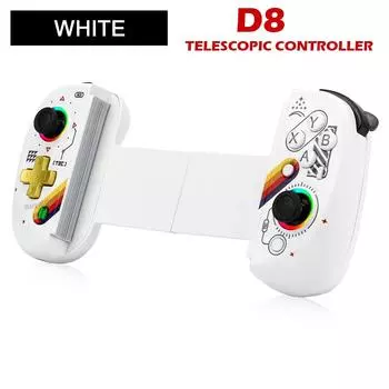 Телескопический игровой контроллер STAR D8 с турбо-6-осевым гироскопом и вибрацией, совместимый с Bluetooth для Android iOS PS3 PS4 Switch