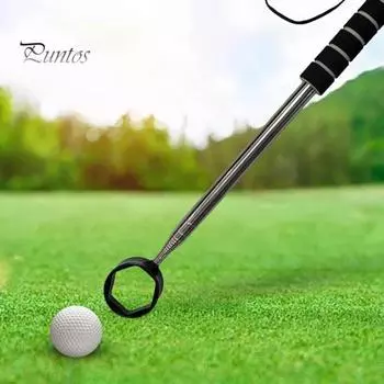 Телескопический инструмент для извлечения мячей для гольфа, инструмент для извлечения мячей из нержавеющей стали, инструмент для захвата мячей для гольфа, аксессуары для гольфа для мужчин зелёный