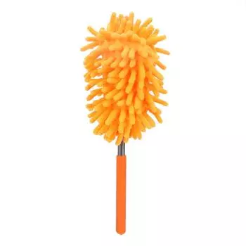 Телескопический инструмент для мытья, пылеудаляющее средство, очиститель для дома, автомобиля, кондиционера, мебели, жалюзи, щетка из мягкого микроволокна шенилл фиолетовый
