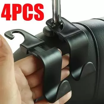 Телескопический крючок для спинки сиденья автомобиля, универсальный регулируемый крючок для ручки электромобиля, подголовник автомобиля, держатель для хранения, аксессуары