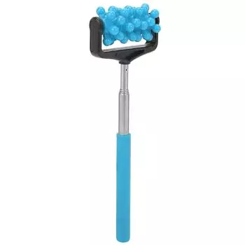 Телескопический массажер для мышц спины, регулируемый ролик для спины, головы, рук, чесалки, ролик для мышц RelaxSky небесно-голубой