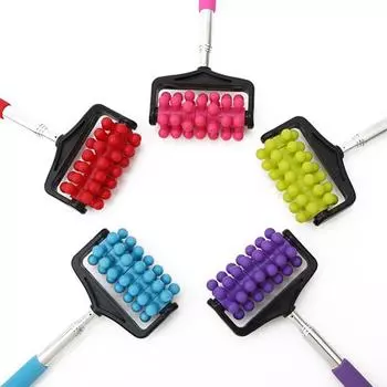 Телескопический меридиан акупрессурный роликовый массажер палочка триггерный точечный инструмент для расслабления