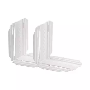 Телескопический регулируемый разделитель шкафа, свободная комбинация, расширяемая полка для книг, органайзер для хранения одежды на кухне белый