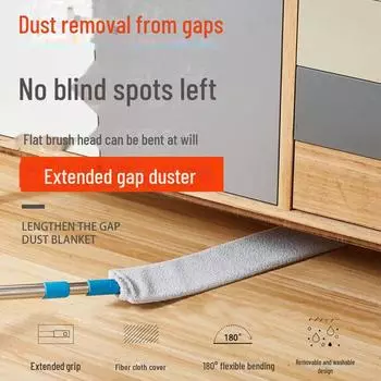 Телескопический стержень для удаления пыли: Бытовой инструмент для уборки пыльных узких пространств