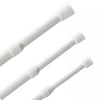 Телескопический стержень из нержавеющей стали 19-22 мм с пластиковыми и резиновыми втулками 22-19 Set