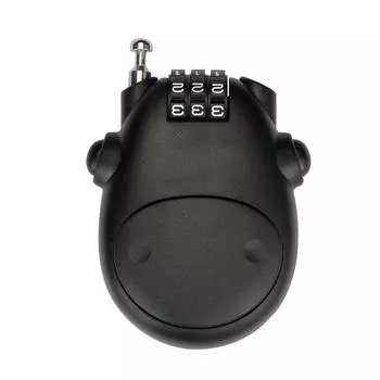 Телескопический тросовый замок Yifeng Cartoon Cow для чемоданов, автомобилей, одежды, саней и шлемов