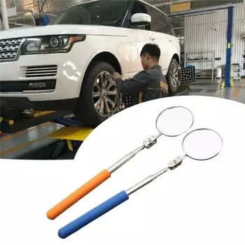 Телескопическое зеркало, регулируемый гибкий ремонт, автомобильная телескопическая линза для обнаружения, автозапчасти синий