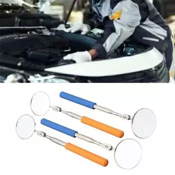 Телескопическое зеркало, регулируемый гибкий ремонт, автомобильная телескопическая линза для обнаружения, автозапчасти синий