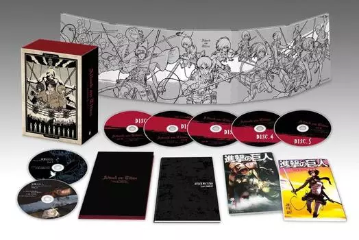 Телевизионное аниме на BOX 1-го сезона «Атака титанов» Blu-ray