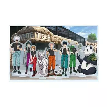 Телевизионное аниме Tobu Zoo Collaboration Original Illustration Zookeeper Акриловая диорама «Jujutsu Kaisen» Ver.
