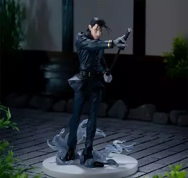Телевизионный аниме-сериал Rurouni Kenshin Meiji Swordsman Romantic Luminasta Hajime Saito Figure Official чёрный